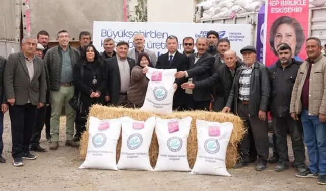 Eskişehir'de Günyüzü'ndeki üreticilere destek