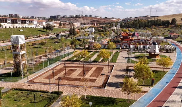 Gaziantep'te Galle Park'a Uluslararası Yeşil Bayrak Ödülü