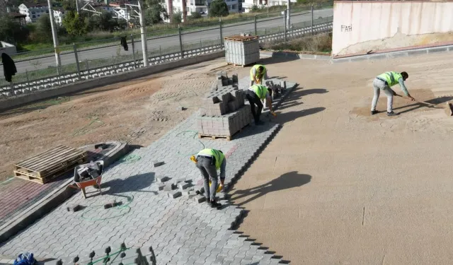 Kocaeli Gebze'de üstyapı çalışmaları hız kesmiyor