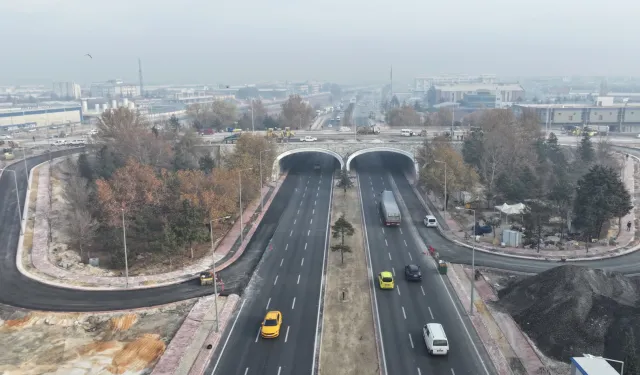 Konya'da Marangozlar Köprülü Kavşağı'nda son aşamaya gelindi
