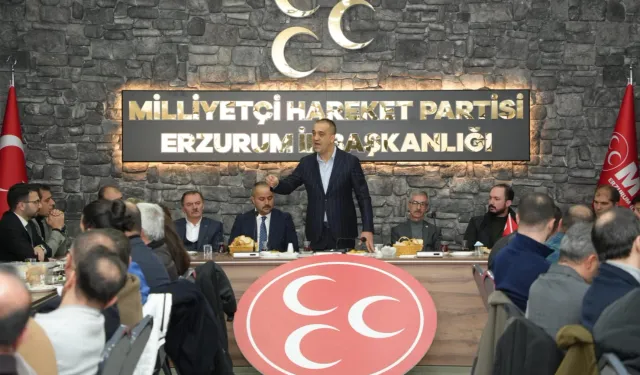 MHP Erzurum'dan sendikalara güçlü mesaj