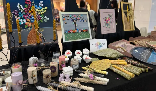 Sakarya'da Engelsiz Hobi Atölyesi ürünleri ilgi gördü