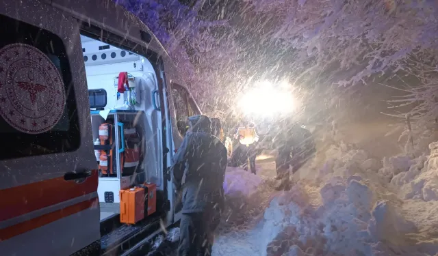 Malatya'da karda mahsur kalanlar kurtarıldı