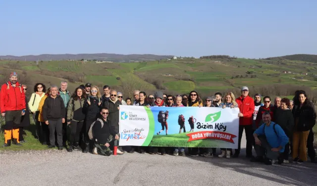 Bizim Köy Doğa Yürüyüşü bu ay Nebihoca'da gerçekleştirildi