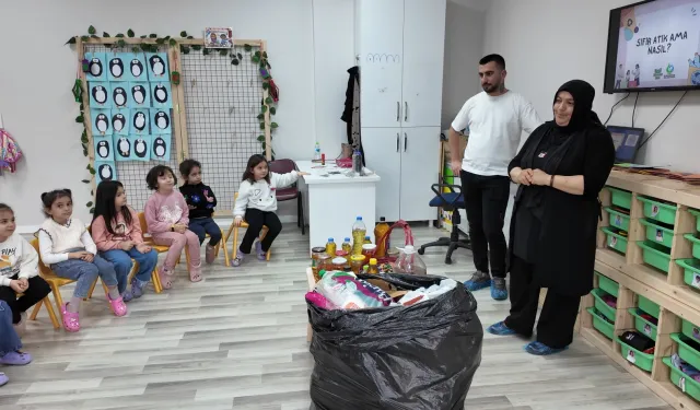 Kocaeli'de minik öğrencilere sıfır atık eğitimi