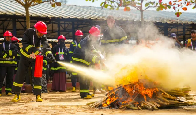 Konya Büyükşehir ve TİKA'dan mültecilere acil durum eğitimi