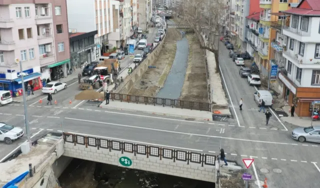 Ordu Altınordu'da yenilenen köprü ulaşıma açıldı