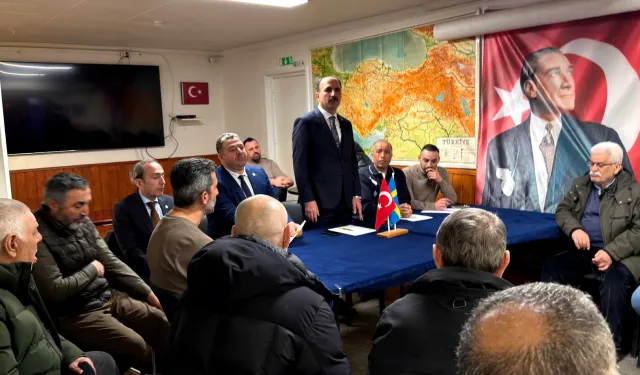Başkan Altay, Stokholm'de gurbetçi Konyalılarla buluştu
