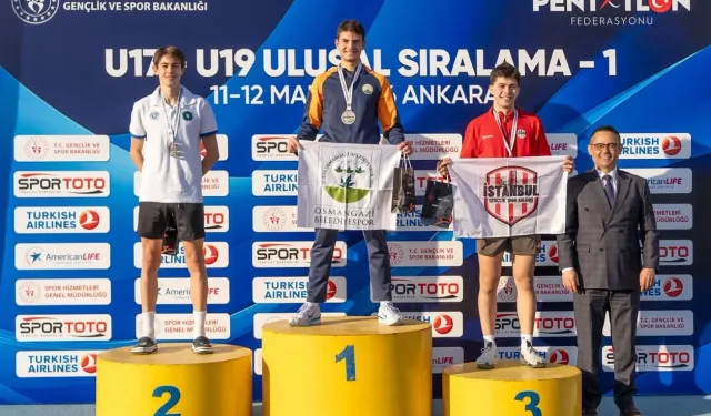 Bursa Büyükşehirli pentatlon sporcusu Türkiye ikincisi oldu