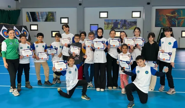 Bursa'da Kış Okullarında sertifika heyecanı