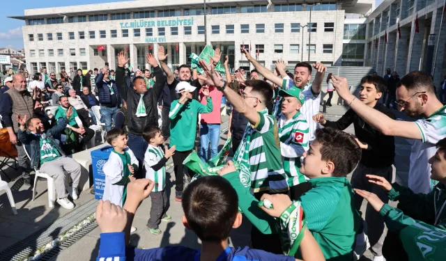 Bursa'da şampiyonluk heyecanı Nilüfer'de zirve yaptı