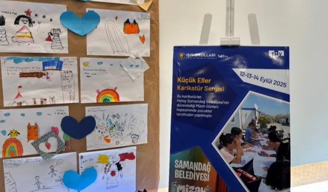 Çocukların çizgileri iki şehir arasında umut köprüsü kurdu