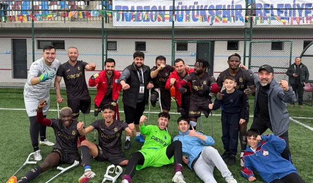 Trabzon Ampute Futbol Takımı 3. sıraya yükseldi
