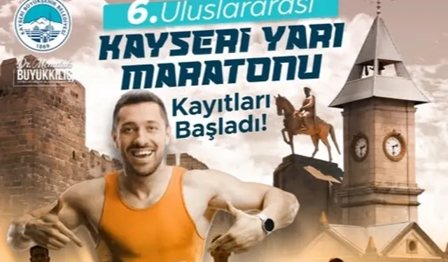 Uluslararası Kayseri Yarı Maratonu için geri sayım