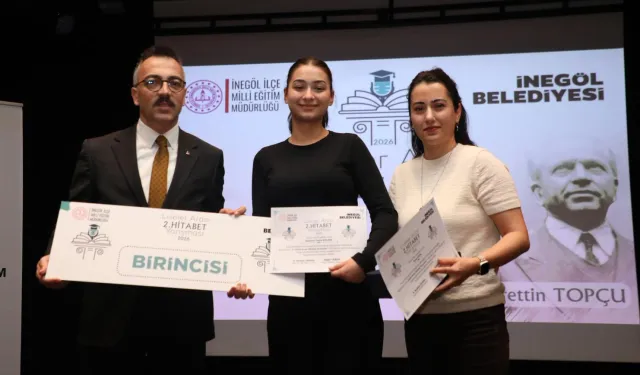 Bursa İnegöl'de liseliler hitabetini konuşturdu