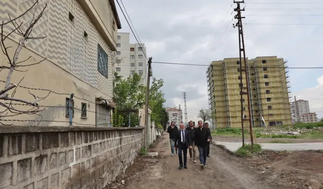 Kayseri Kocasinan'da model mahalle hedefiyle dönüşüm