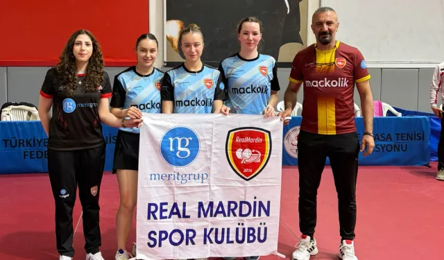 Mardin Kadın Takımı masa tenisinde tarih yazdı