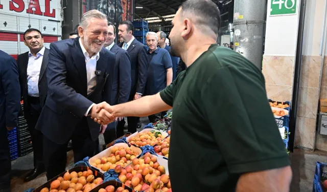 BTSO Başkanı Burkay'dan Bursa Kent Hali'ne ziyaret