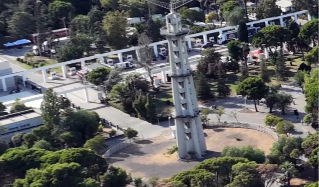 İzmir Kültürpark Paraşüt Kulesi İçin Restorasyon Çalışmaları Başladı