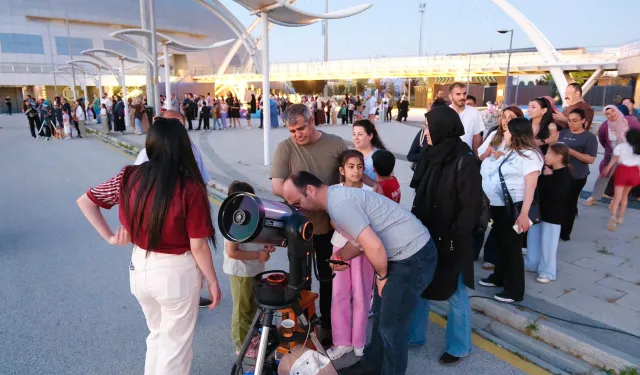 Konya Bilim Merkezi'nde gökyüzü gözlem etkinliği