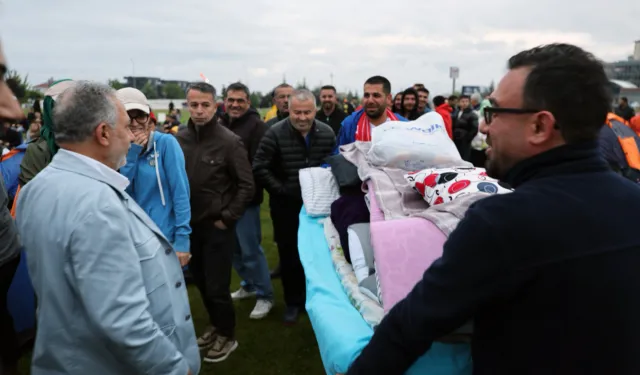 Milli heyecan Kayseri Talas'ta yürekleri ısıttı
