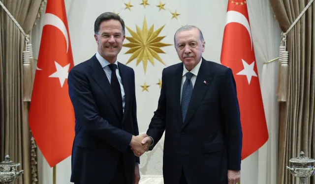 Erdoğan, NATO Genel Sekreteri Rutte ile Külliye'de görüştü