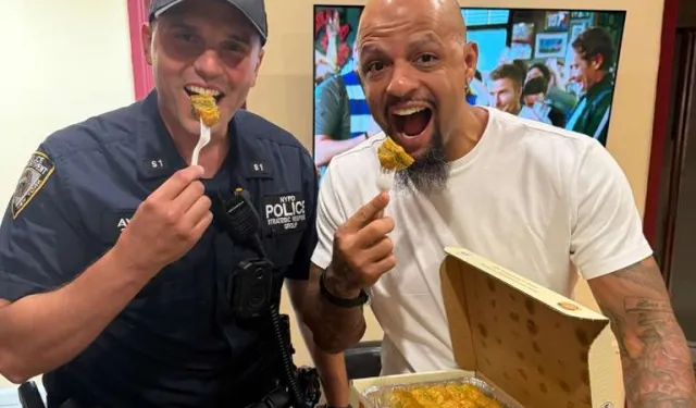 New York'ta Sürpriz Buluşma: Türk Dedektiften Felipe Melo'ya Baklava