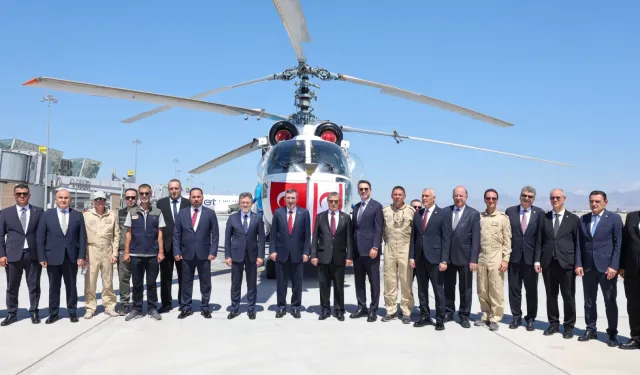 KKTC'ye Türkiye'den Yangın Söndürme Helikopteri Desteği Başladı
