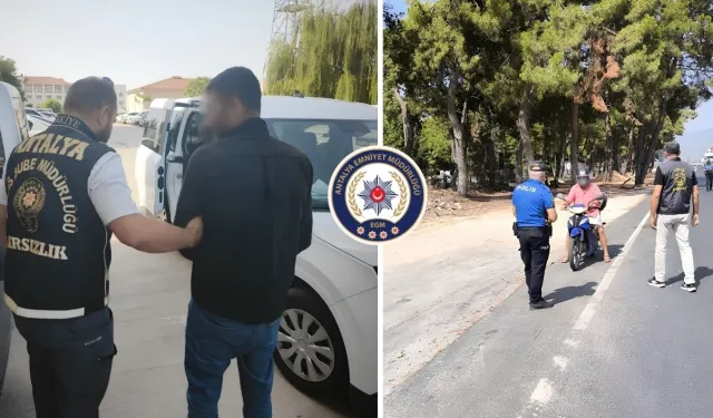 Antalya'da son bir haftada 275 kişi tutuklandı