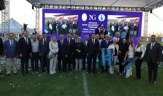 Kütahya Spor Akademisi Vakfı Tesisleri için temel atıldı