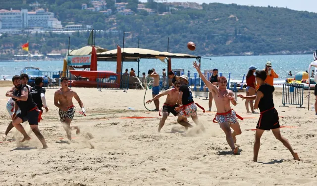 Pamucak'ta İzmir FF Cup Beach Flag Heyecanı