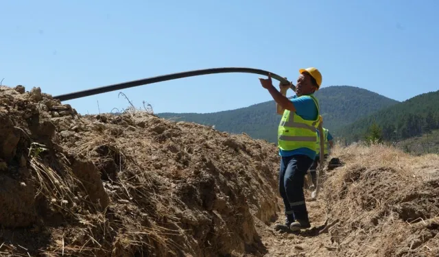 Balıkesir'de kırsala altyapı hizmet yağmuru
