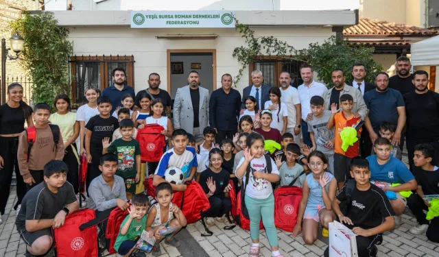Buras Osmangazi'de çocukların yüzünü güldüren buluşma