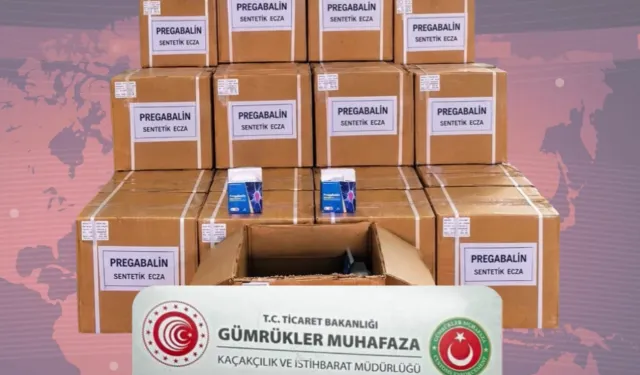 Mersin'de 3 ayrı operasyon! 1 ton 716 kilo pregabalin ele geçirildi