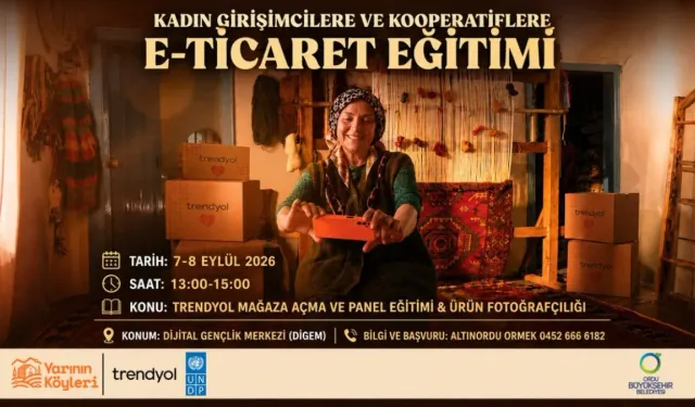 Ordu Büyükşehir Belediyesinden kadın girişimcilere e-ticaret desteği