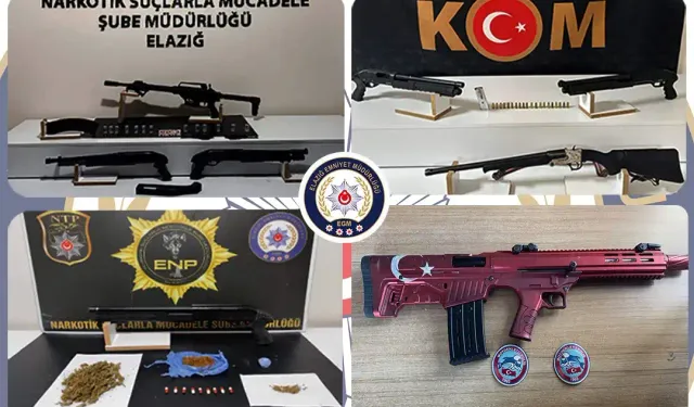 Elazığ'da aranan 70 hükümlü yakalandı