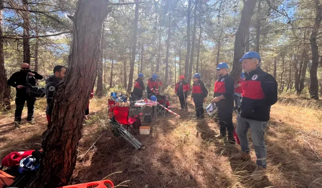 KEDAK'tan ormanlık alanda gerçeğini aratmayan arama kurtarma tatbikatı