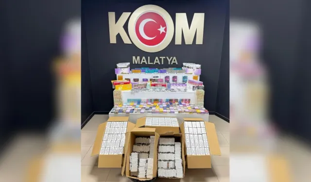 Malatya'da kaçakçılık operasyonu: 63 bin 900 makaron ele geçirildi
