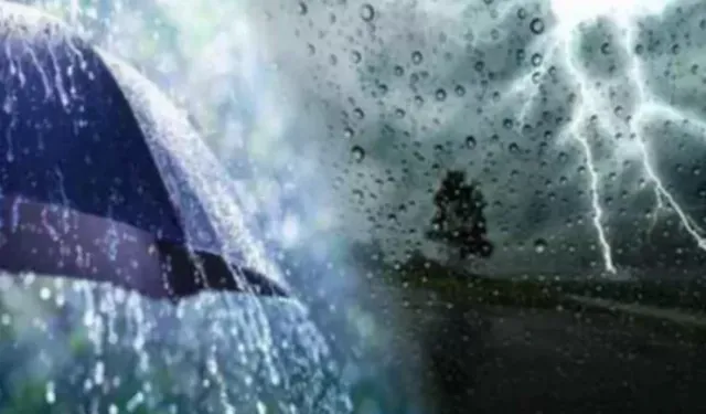 Meteoroloji'den kuvvetli yağış ve fırtına alarmı!