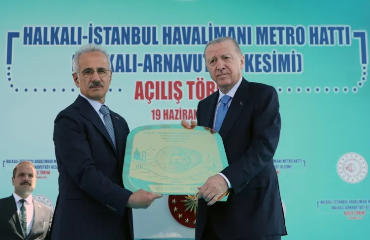 Halkalı İstanbul Havalimanı Metro Hattı Açıldı