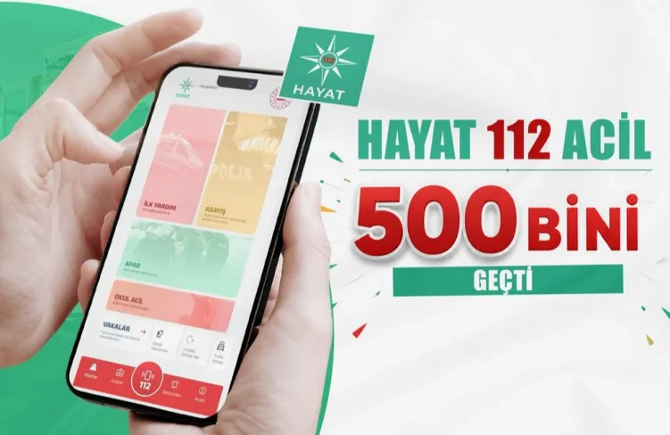 HAYAT 112 Acil kullanıcıları 522 bini aştı!