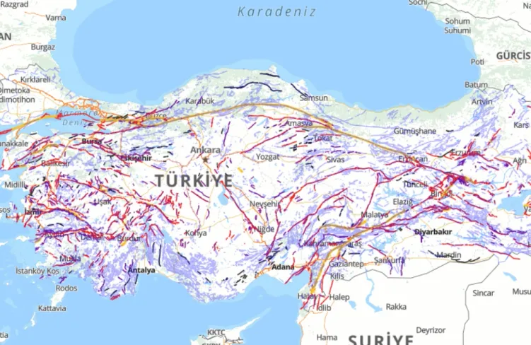 Türkiye Diri Fay Haritası 2026 Yayımlandı: Fay Sayısı 700'e Yükseldi