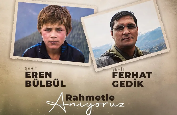İçişleri, Eren Bülbül ve Ferhat Gedik şehadetlerinin 9. yılında unutmadı