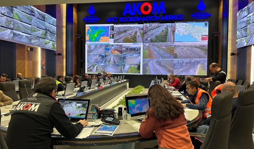 AKOM'da kriz masası kuruldu... İstanbul'da ekipler teyakkuzda!