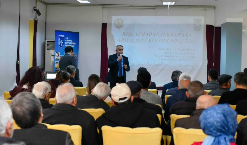 Ankara Büyükşehir'den 'Arıcılara Koloni Yönetimi' eğitimi