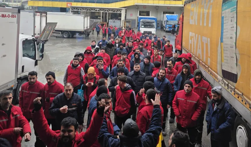 Migros depo işçileri ülke genelinde iş bıraktı!