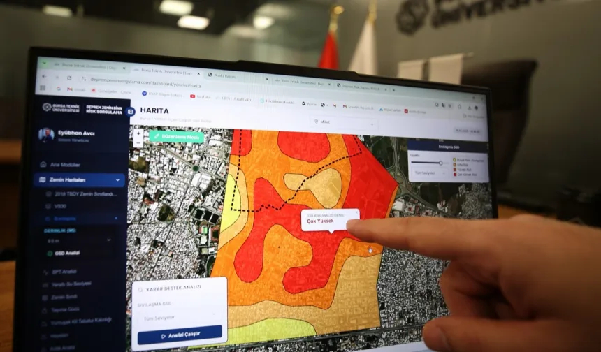 BTÜ'den Türkiye'de ilk... Tek tuşla deprem riski ve zemin analizi öğrenilebilecek