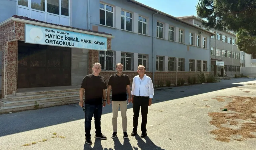 Bursa Mudanya'ya 24 derslikli ortaokul müjdesi