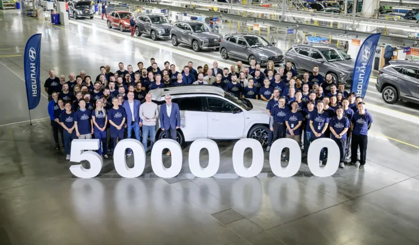 Hyundai Çek fabrikasında 5 milyonuncu aracını üretti