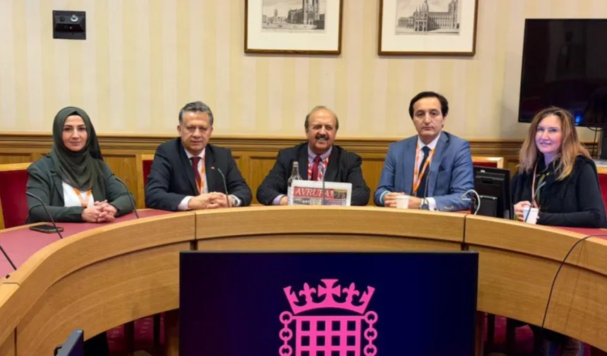 KGK, Lordlar Kamarası'nda... Türk dostu Lord Hussain'den KGK'ya özel medya oturumu